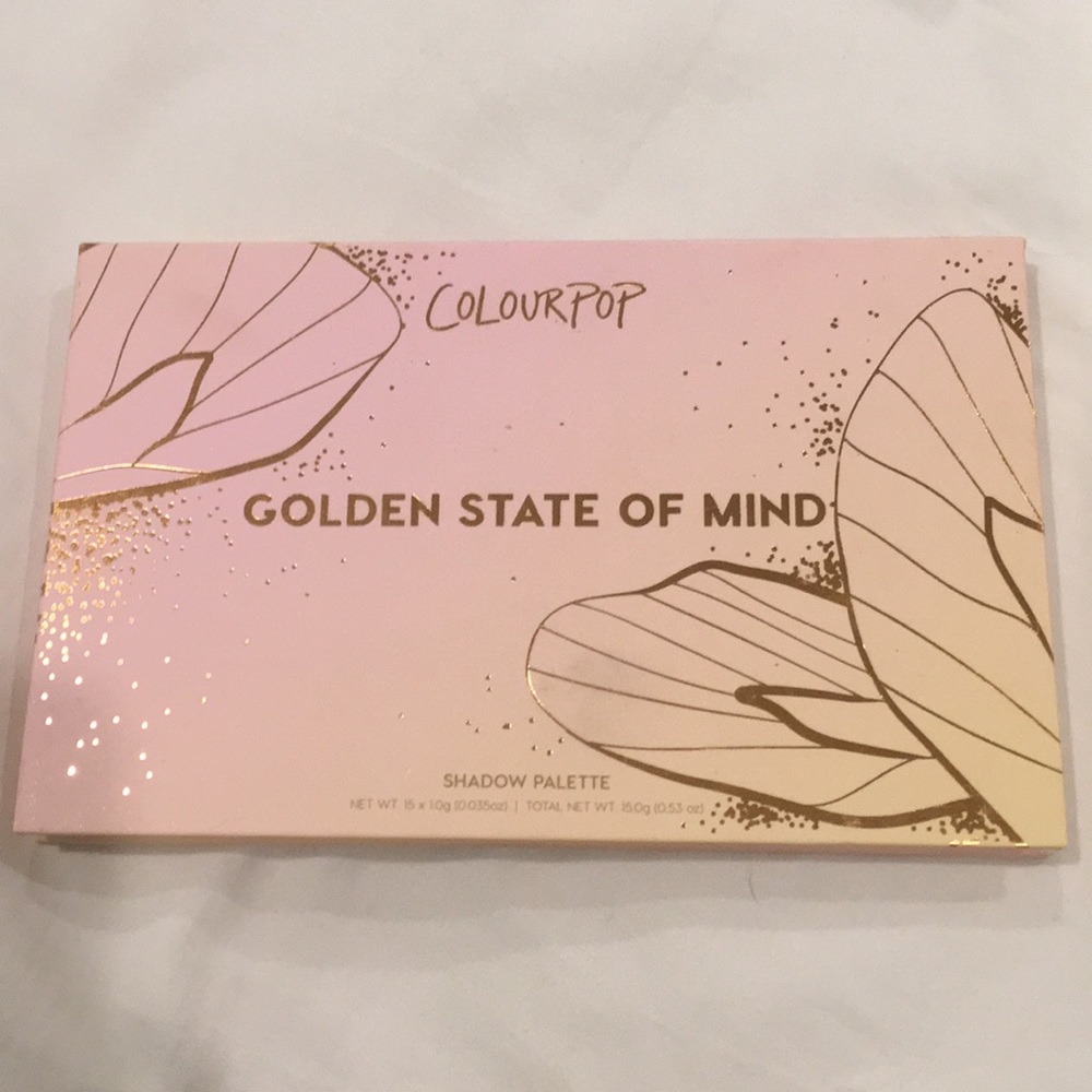 Colourpop golden state of mind palette
